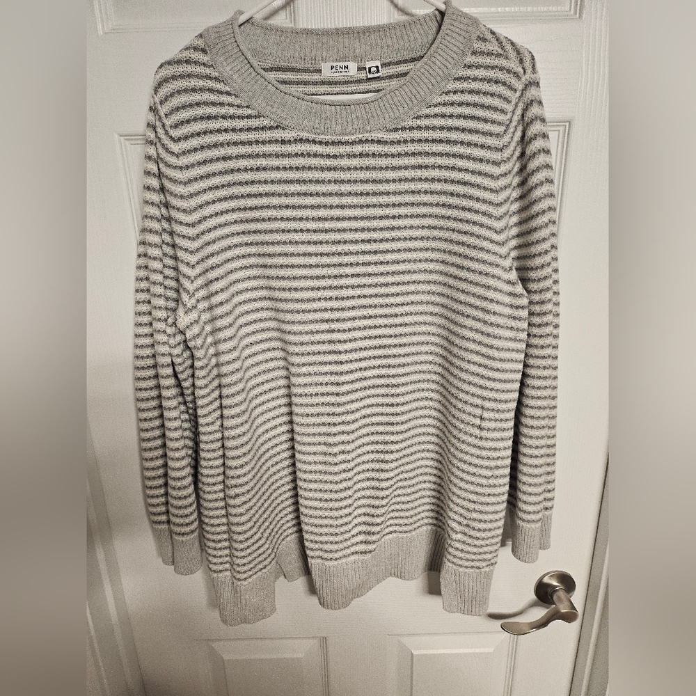 Penningtons Striped Crew Neck Sweater